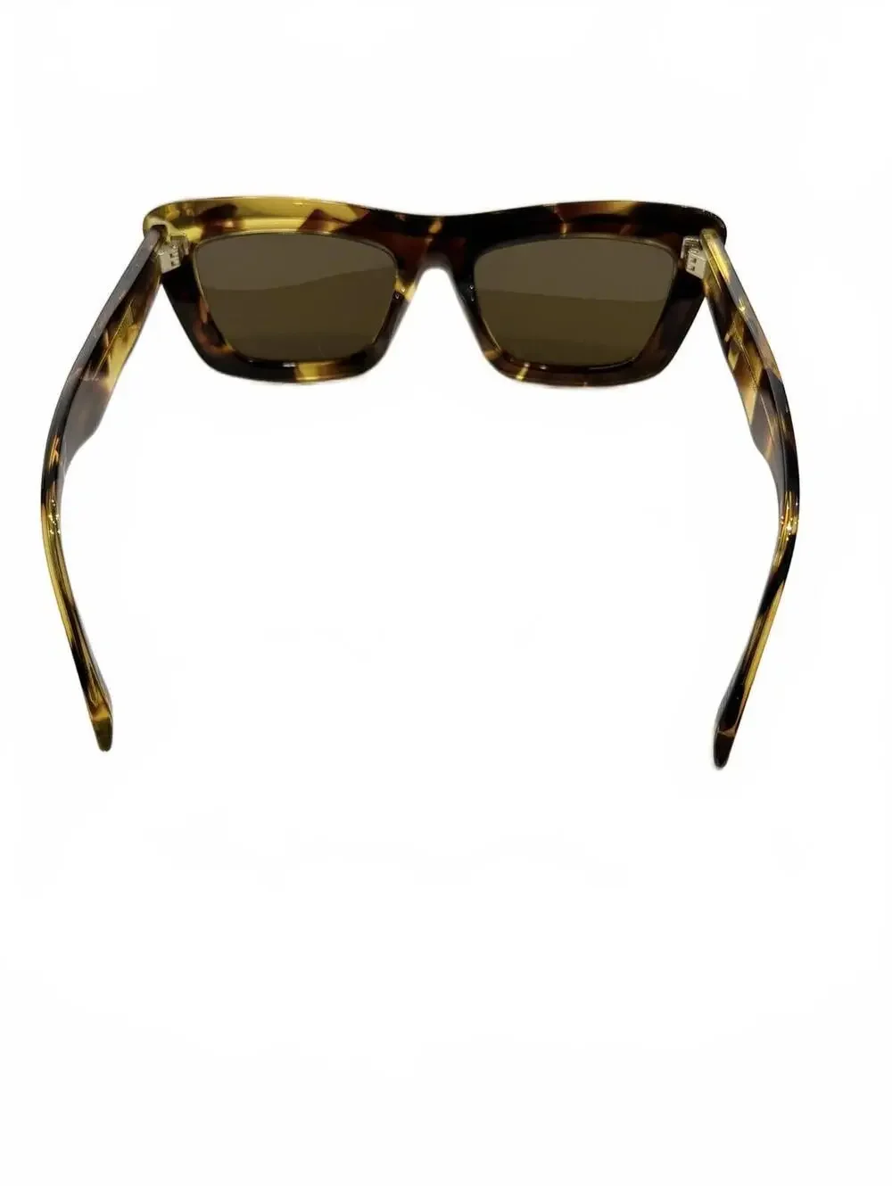 Bottega Veneta Havana Tortoise Sunglasses 53-19-145 Brown Lens Italy